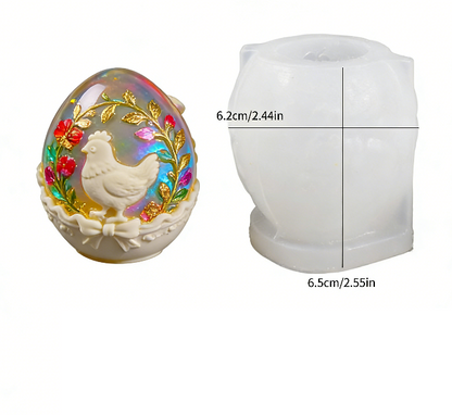 Easter Egg Decorative Ornament Resin Mold