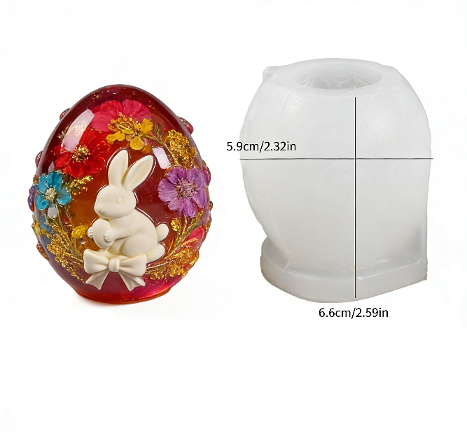 Easter Egg Decorative Ornament Resin Mold