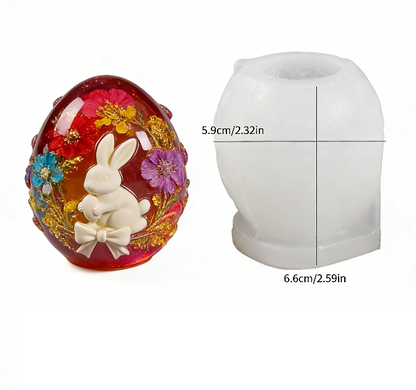 Easter Egg Decorative Ornament Resin Mold