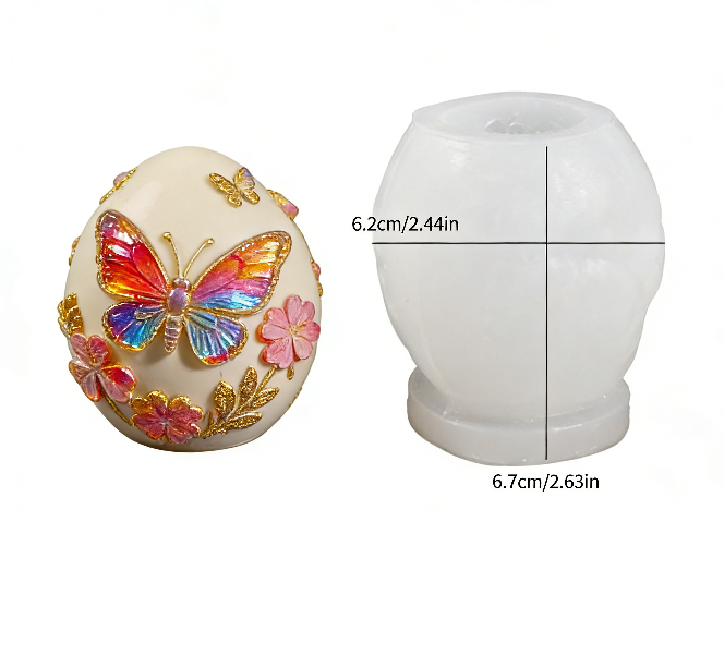 Easter Egg Decorative Ornament Resin Mold