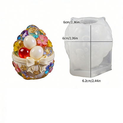 Easter Egg Decorative Ornament Resin Mold