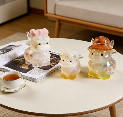 Yaks Family of Three Ornament Resin Mold