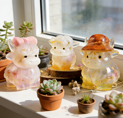 Yaks Family of Three Ornament Resin Mold