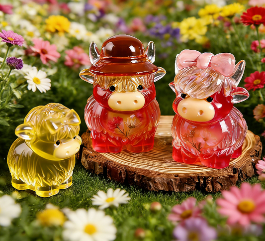 Yaks Family of Three Ornament Resin Mold