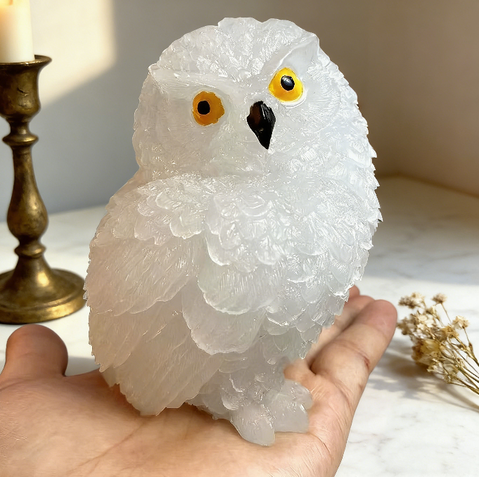 Molde de resina para adorno de búho lindo hecho a mano 