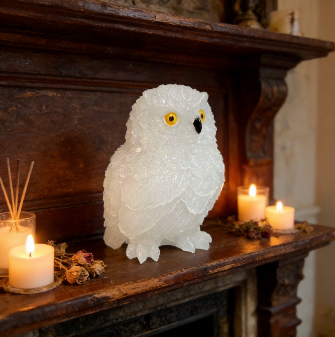 Molde de resina para adorno de búho lindo hecho a mano 