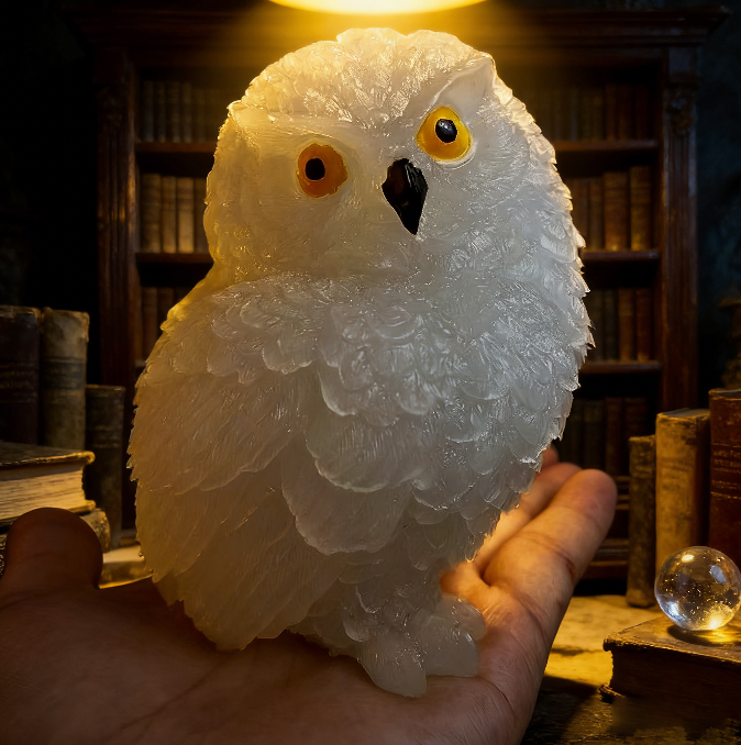 Molde de resina para adorno de búho lindo hecho a mano 