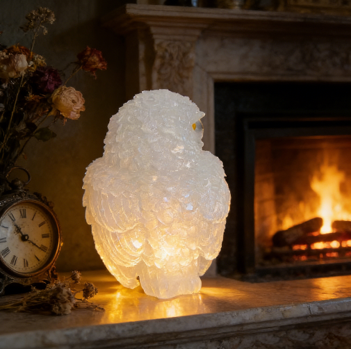 Molde de resina para adorno de búho lindo hecho a mano 