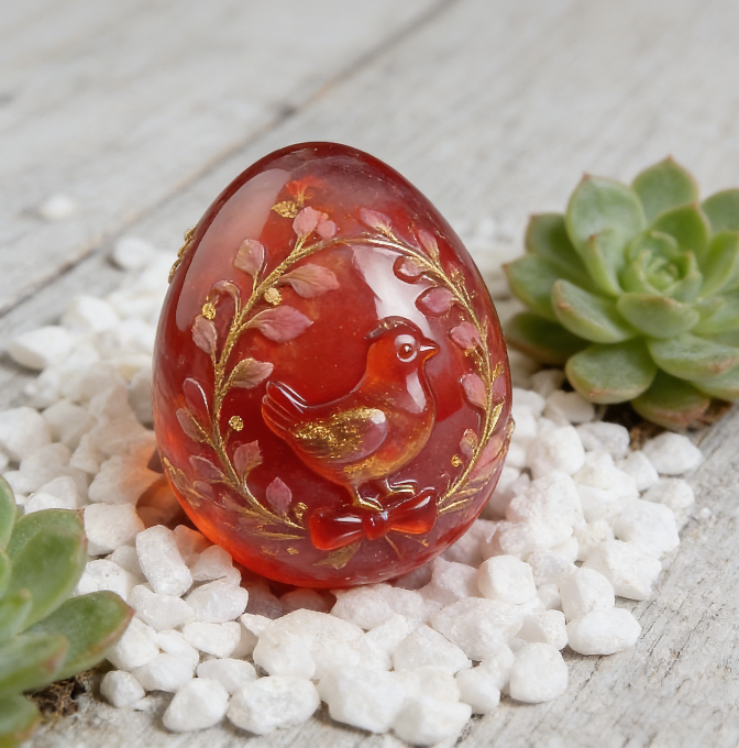 Easter Egg Ornament Resin Mold