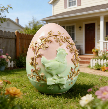 Easter Egg Ornament Resin Mold