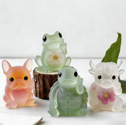 Cheeky Gesture Animal Figurine Resin Mold【 Frosted surface 】