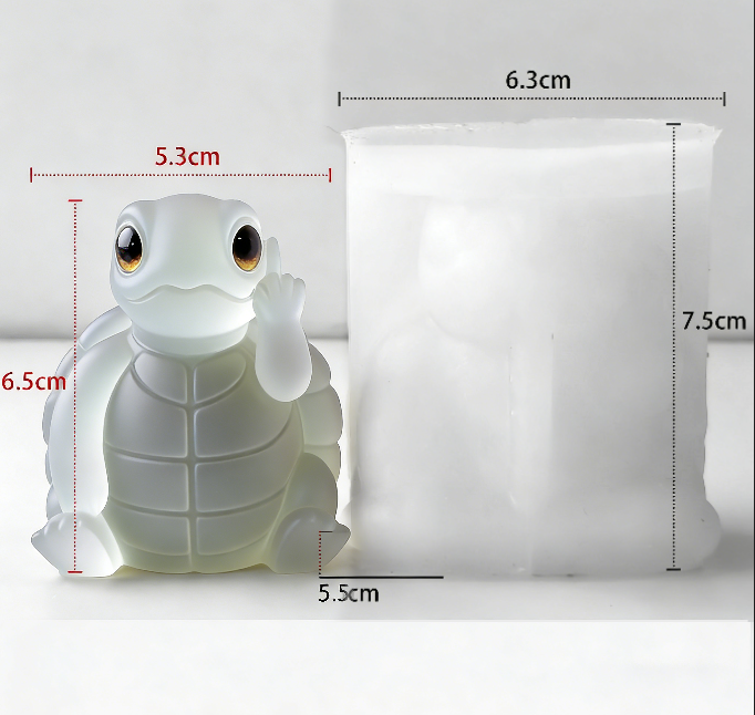 Cheeky Gesture Animal Figurine Resin Mold【 Frosted surface 】