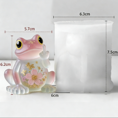 Cheeky Gesture Animal Figurine Resin Mold【 Frosted surface 】