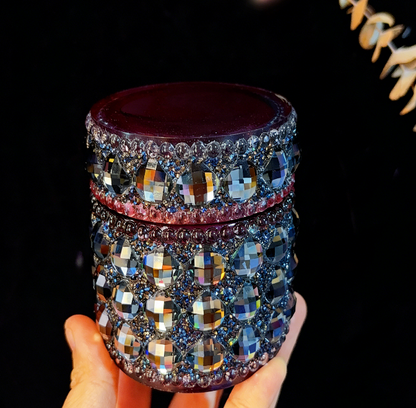 Handmade Diamond  Pudding Jar Resin Mold