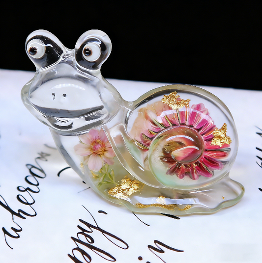 Handmade Crystal Snail Ornament Resin Mold