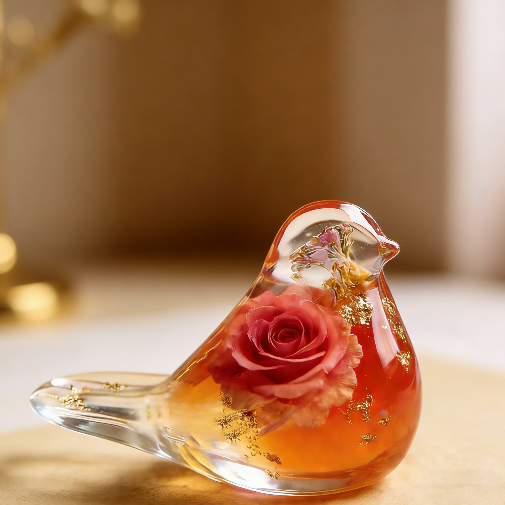 Handmade Bird Ornament Resin Mold