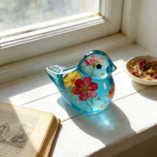 Handmade Bird Ornament Resin Mold