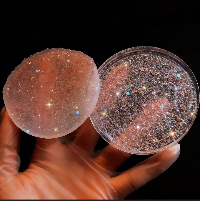 Handmade Large-Size Druzy Cluster Resin Mold【Fully Customizable – Can Be Trimmed as Needed】