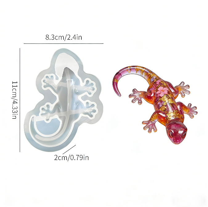 Frog Lizard Turtle Ornament Resin Mold