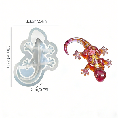 Frog Lizard Turtle Ornament Resin Mold