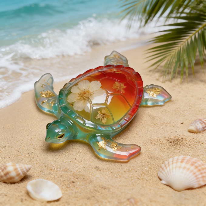 Frog Lizard Turtle Ornament Resin Mold