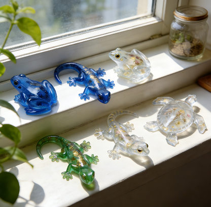 Frog Lizard Turtle Ornament Resin Mold