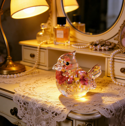 Molde de resina para adorno de pájaro cardenal hecho a mano 