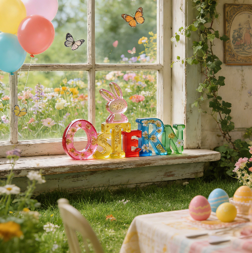 Ostern Easter Bunny Decorative Resin Mold