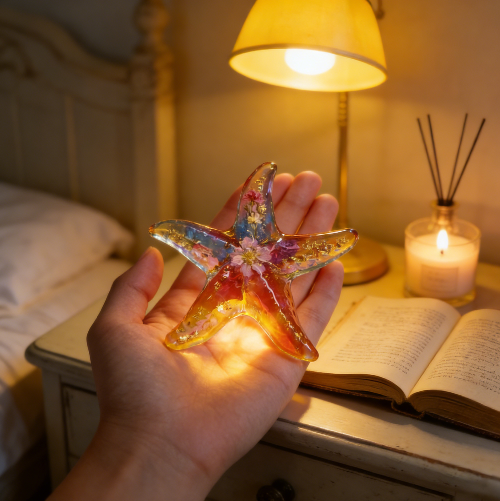 Handmade 2D Starfish Ornament Resin Mold