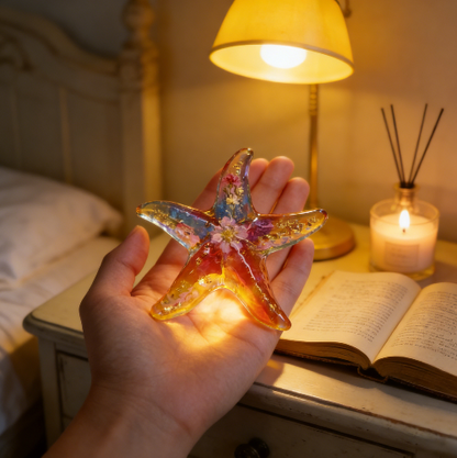 Handmade 2D Starfish Ornament Resin Mold