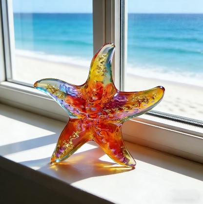 Handmade 2D Starfish Ornament Resin Mold