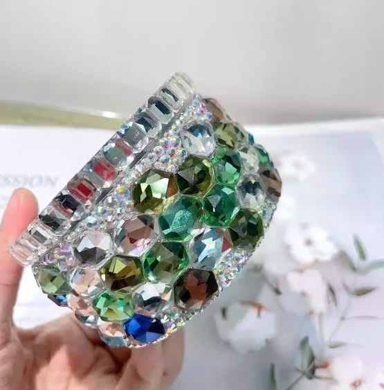 Handmade Diamond Storage Jar Resin Mold
