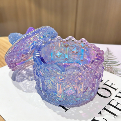 Handmade Diamond Round & Square Storage Jars Resin Mold