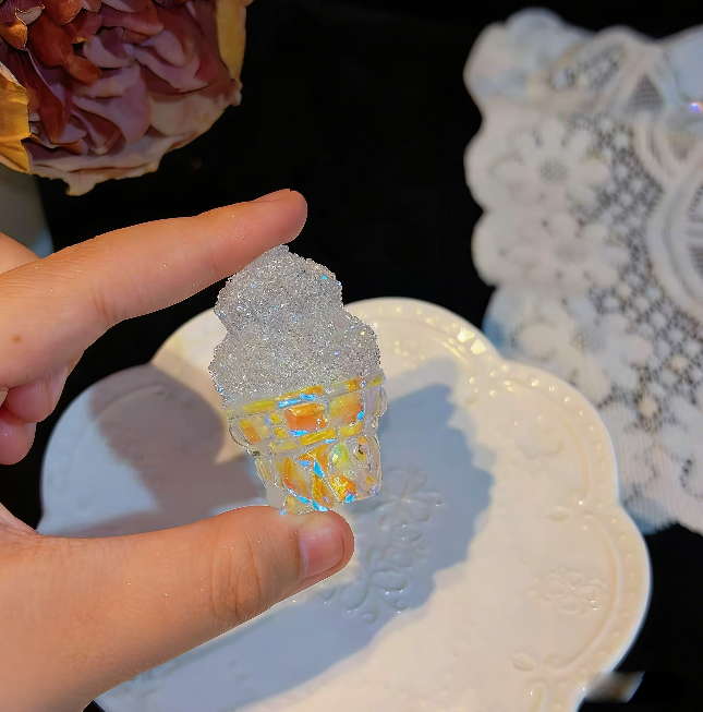 Handmade Diamond Ice Cream Decoration Resin Mold