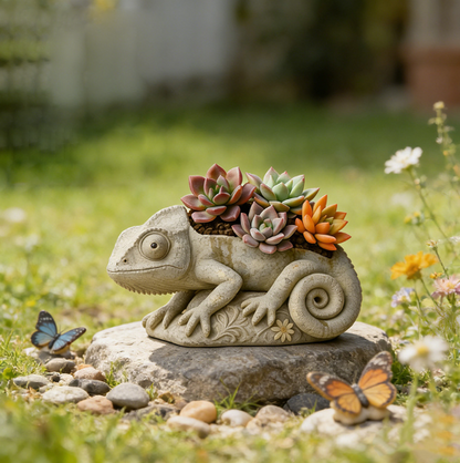 Chameleon Storage Jar Resin Mold