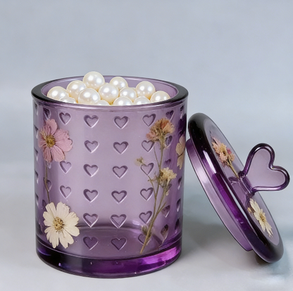 Full Heart-Shaped Storage Jar Resin Mold Set
