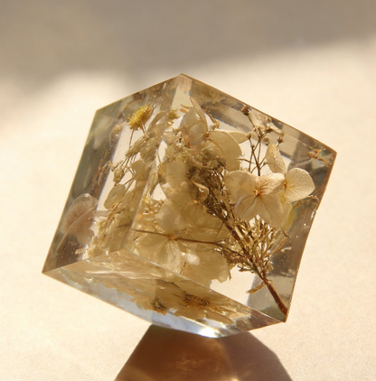 3pcs 3D Cube Ornament Resin Mold