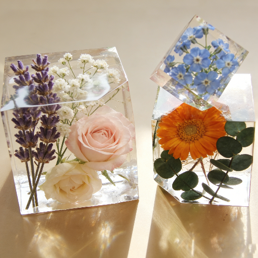 3pcs 3D Cube Ornament Resin Mold