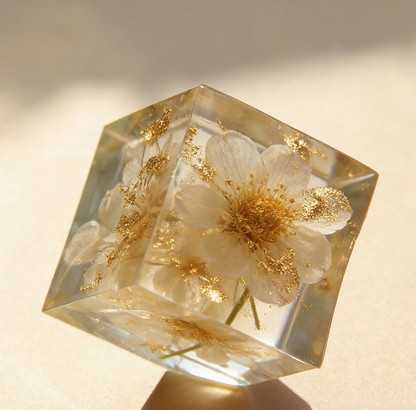 3pcs 3D Cube Ornament Resin Mold