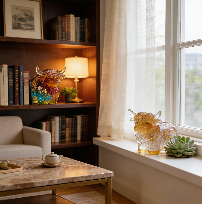 Adorable Yak Figurine Resin Mold