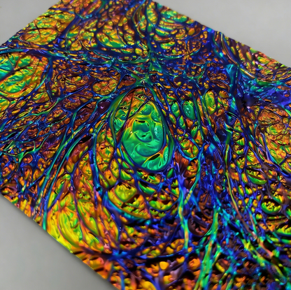 Iridescent Dichroic Film-Deep Forest Eye