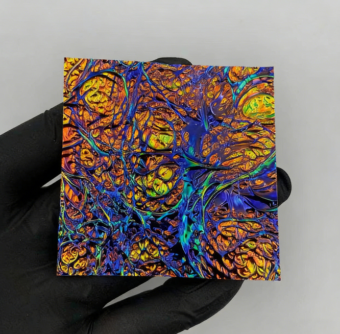 Iridescent Dichroic Film-Deep Forest Eye