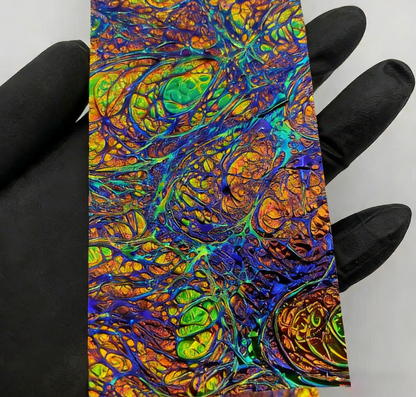 Iridescent Dichroic Film-Deep Forest Eye