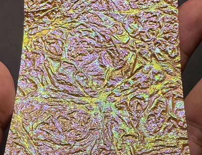 Iridescent Dichroic Film - Laser Gold