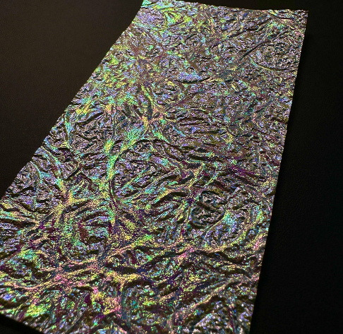 Iridescent Dichroic Film - Laser Silver