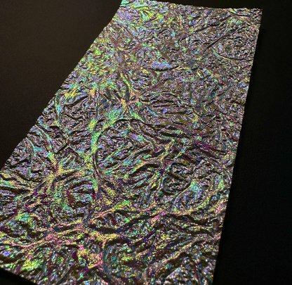 Iridescent Dichroic Film - Laser Silver