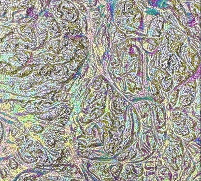 Iridescent Dichroic Film - Laser Silver