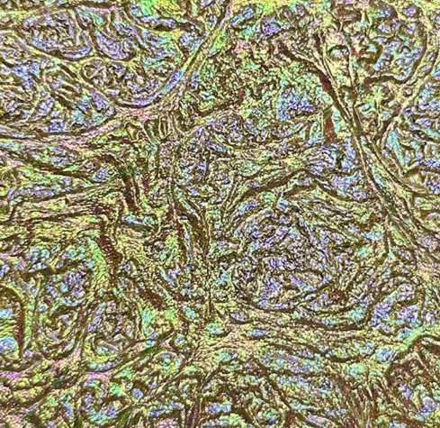 Iridescent Dichroic Film - Laser Gold