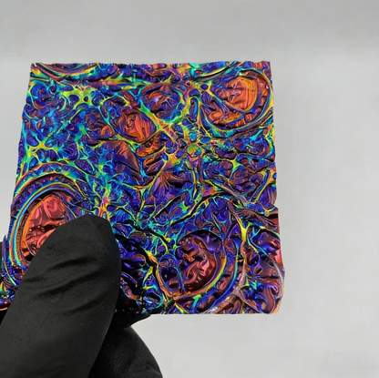 Iridescent Dichroic Film - Dragon Skin Texture