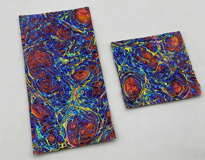 Iridescent Dichroic Film - Dragon Skin Texture